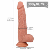 360g B09 Silicone Sex Torso Male Dildo Cosdoll